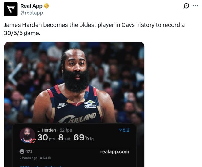 哈登30+6+8难救主 骑士三大短板成争冠绊脚石