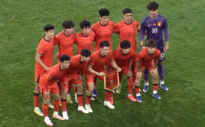 中国U23男足1-1绝平朝鲜队 保留夺冠希望