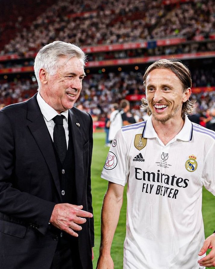 安切洛蒂盛赞莫德里奇：技术全面的中场大师