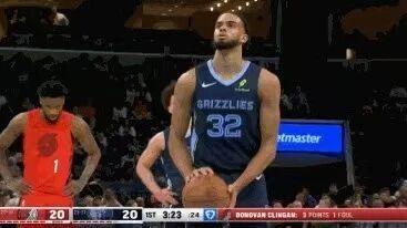 吕佩尔灰熊首秀三双创生涯得分新高